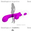 Vibrador con estimulador de clitoris con varias velocidades